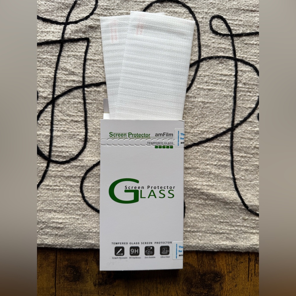 amFilm Screen Protector Glass (Qty 2, NOT 3)